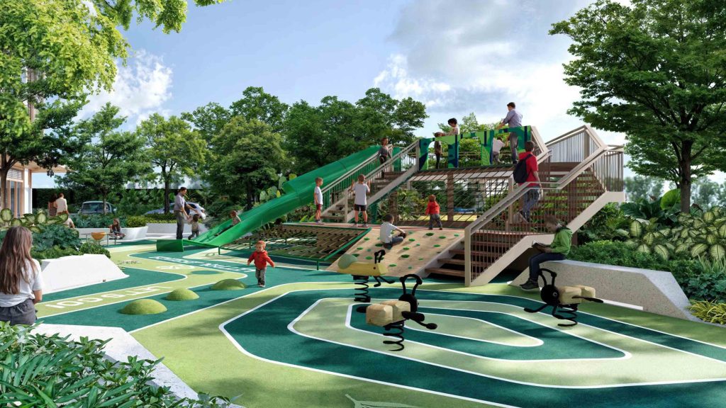 Khu vui chơi trẻ em ngoài trời Ambience Gamuda Hải Phòng