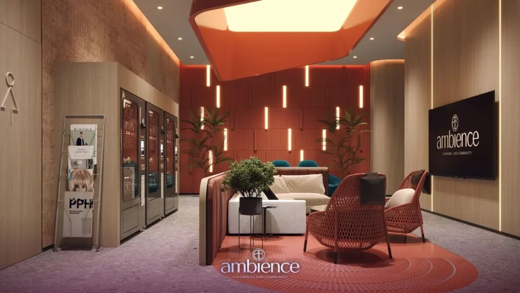 Khu vực sảnh Lounge đón tiếp khách 