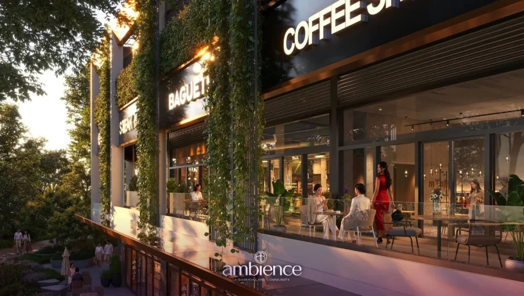 Tiện ích Ambience Nhà hàng, Cafe & dịch vụ tại tầng 2