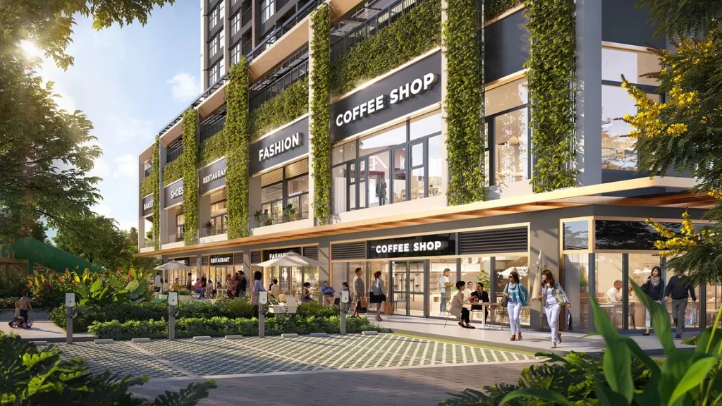 Các Shophouse tiện ích khối đế đáp ứng nhu cầu mua sắm dịch vụ