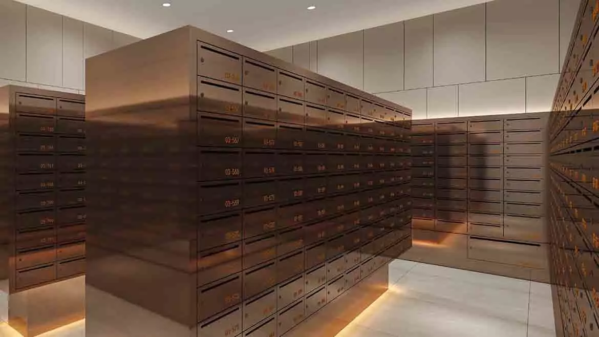 Hệ thống hòm thư cư dân tại Ambience Hải Phòng